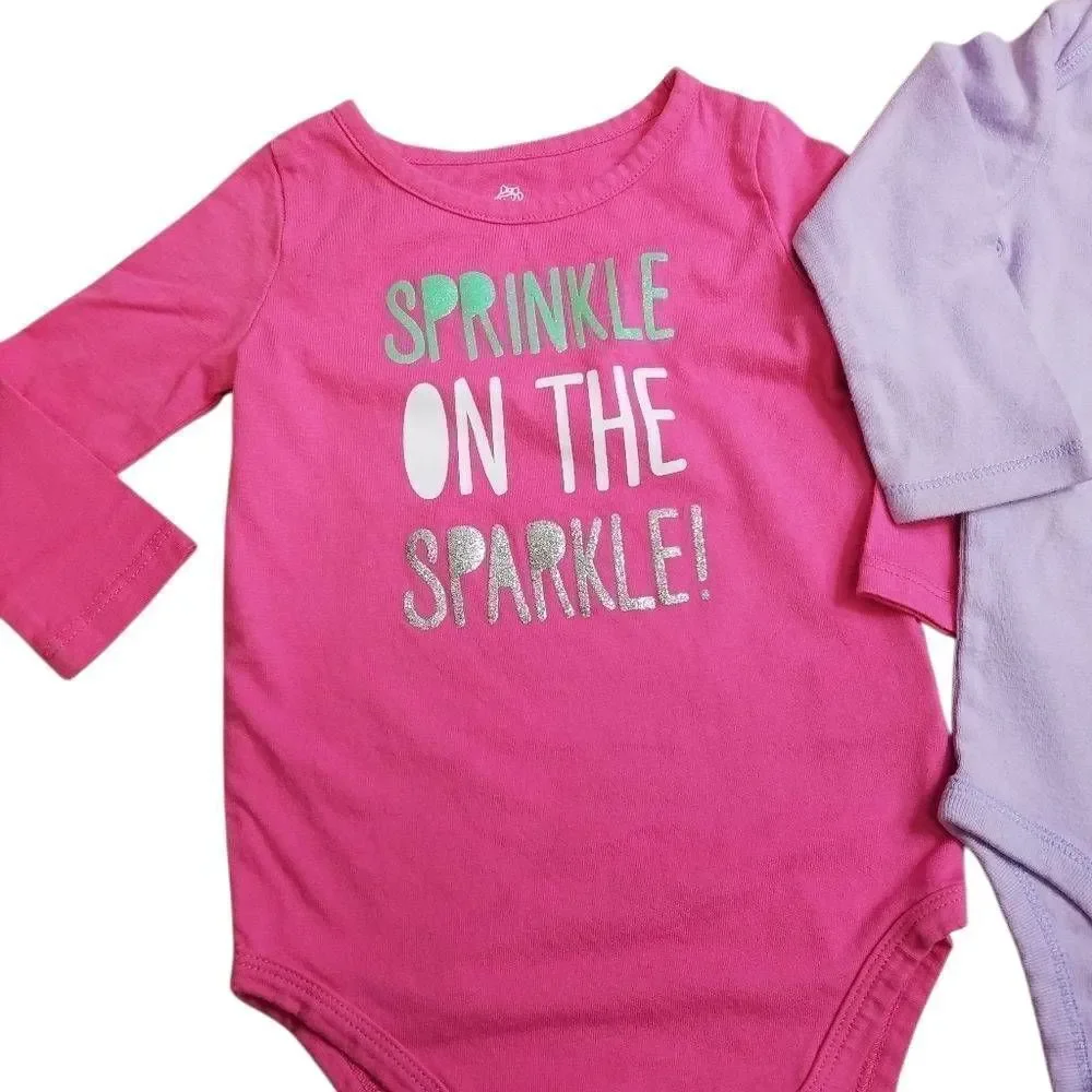 2 longsleeve onsies 9 months